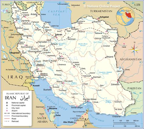 iran4d|Iran Maps & Facts .